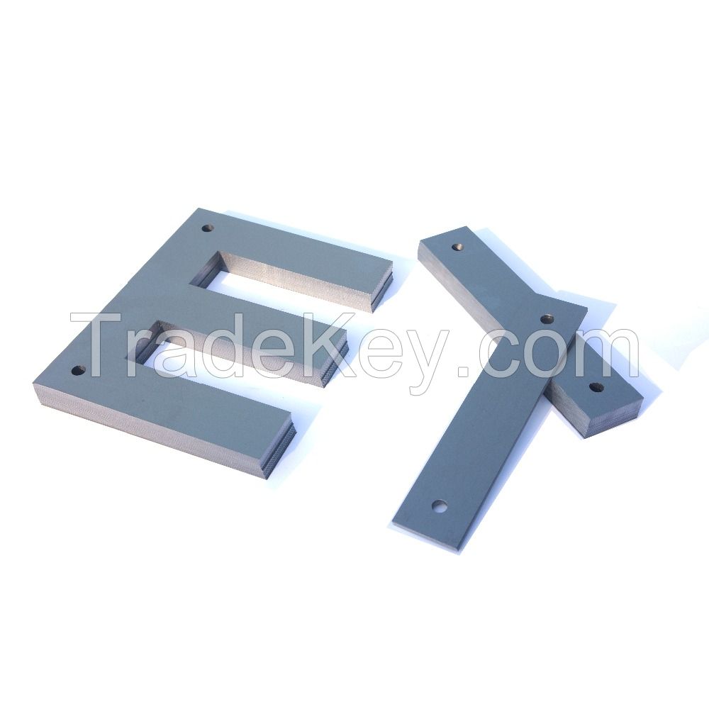 cold rolled Silicon Steel Lamination E I U T shape strip in transformer core 