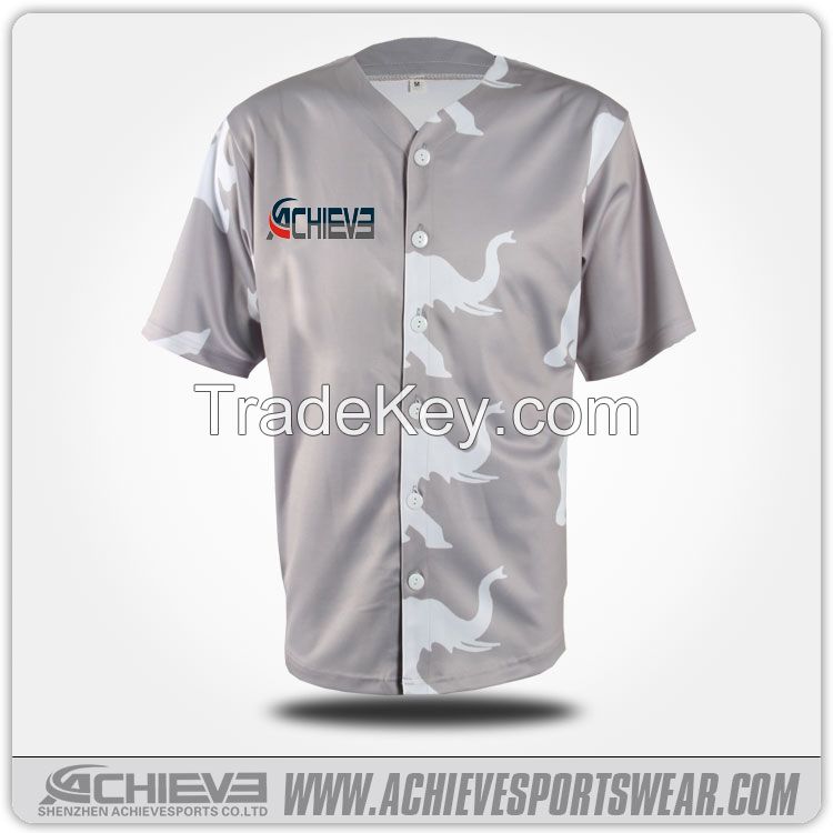 Hot Selling Short Sleeve Baseball Jersey