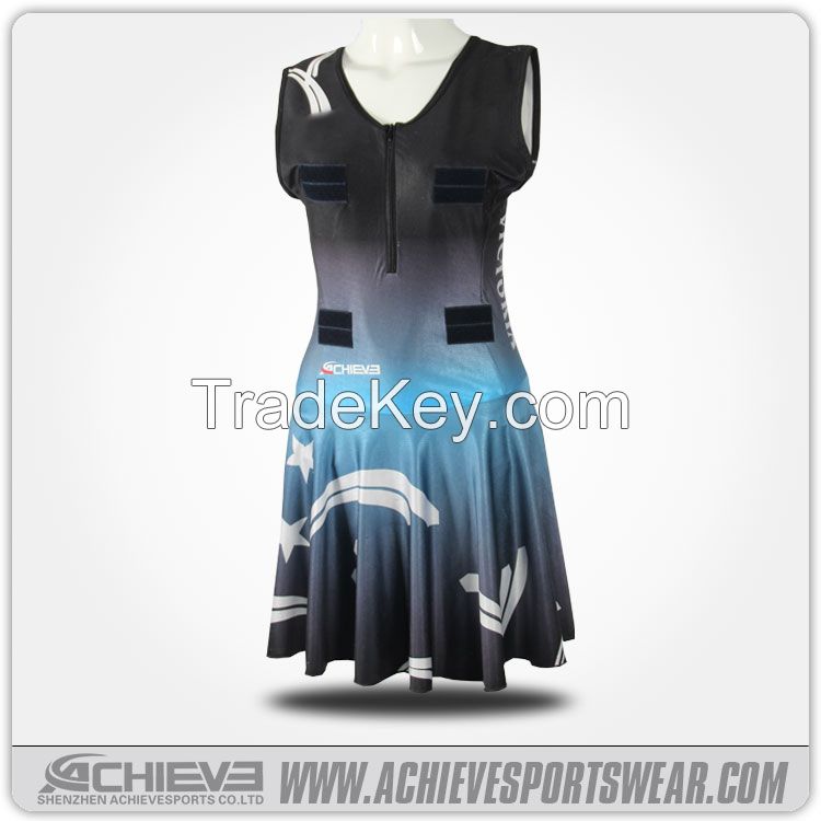 2016 new style girl sexy netball dress