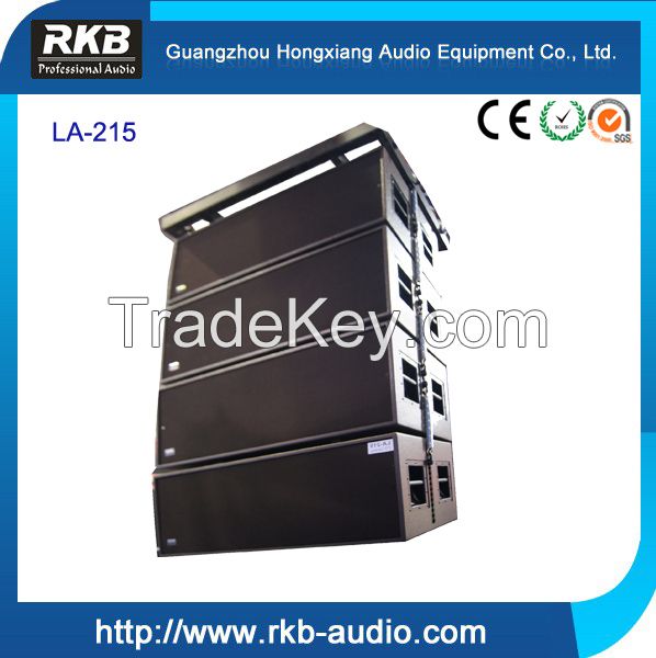 Outdoor Sound System 3 - Way Line Array Design