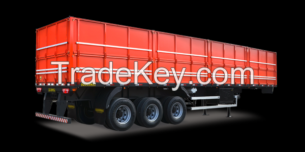 Grain trailer truck 3 exels