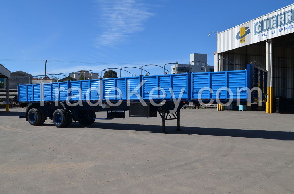 Grain trailer truck 3 exels