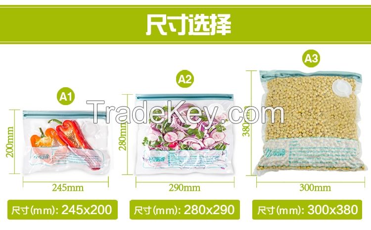 Vacuum Food Storage Bags | Large