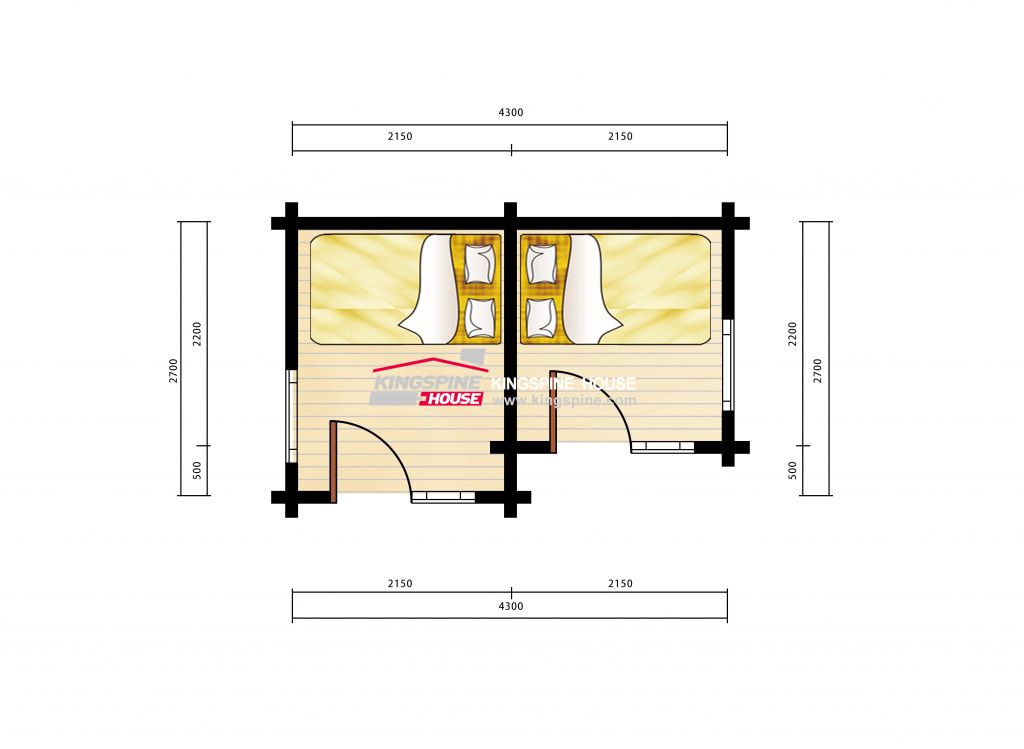 Low Price Wood Prefabricated Tool House Garden House Log Home KPL-056