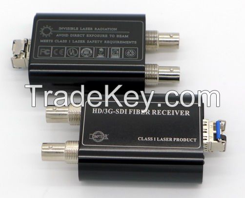 HD-SDI over fiber converters support SMPTE 424M, SMPTE 292M, SMPTE 259