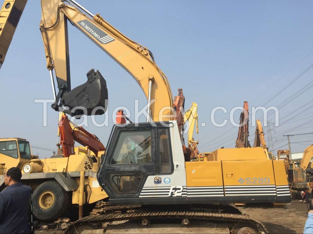 Japanese Original Track Digger For Sale, Sumitomo S280 Crawler Excavator