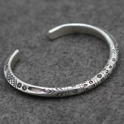 Fine Silver Handmade Bold Cuff Bracelet