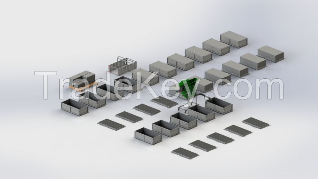 Aerated Concrete Production Line NS-15MU