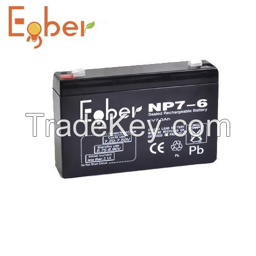 6V7AH toy car battery