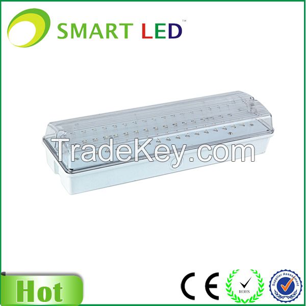 IP65 8W SMD3528 Maintained &amp; Non-mainatined Emergency Exit Sign bulkhead