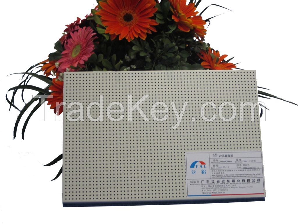 Perforated Aluminum Honeycomb Panel for acoustic application