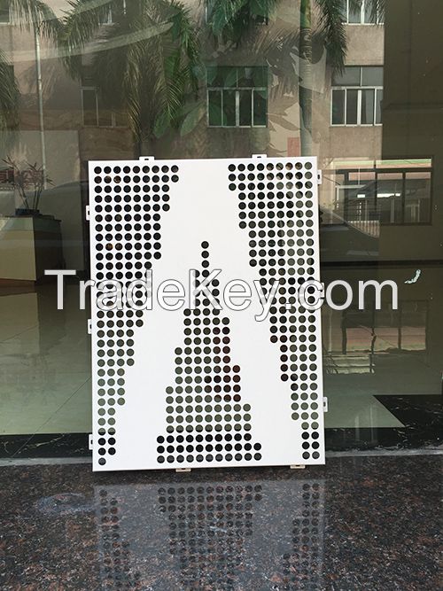 Metal Aluminum Decorative Engraved Perforated Sheet Panel For Exterior Wall Decoration