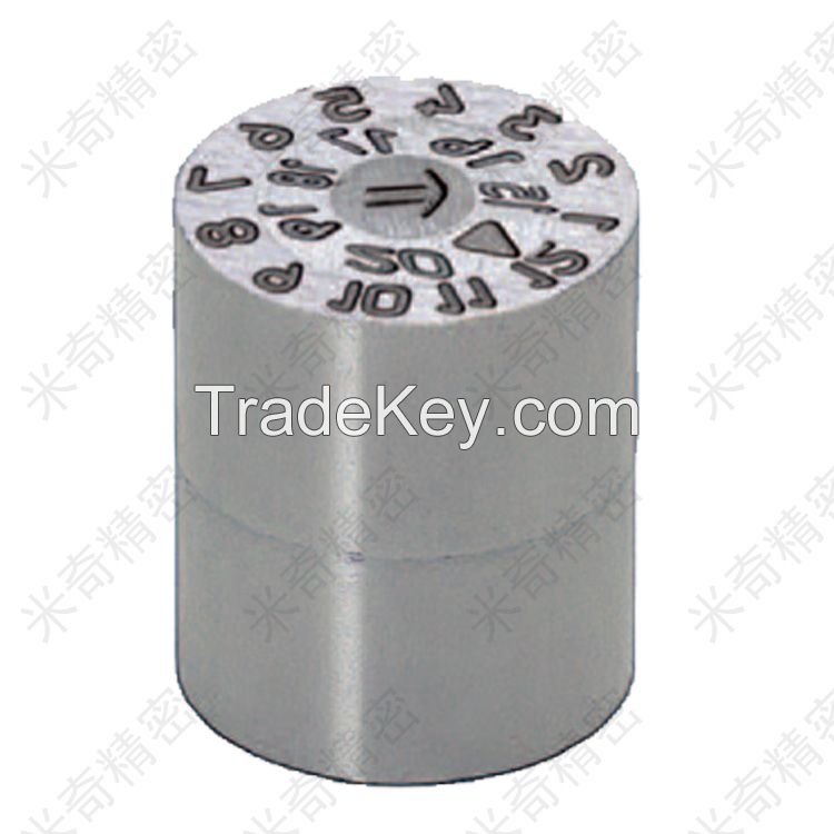 Date Marked Pins for Plastic Mold Components, Automatic Date Stamp Inj