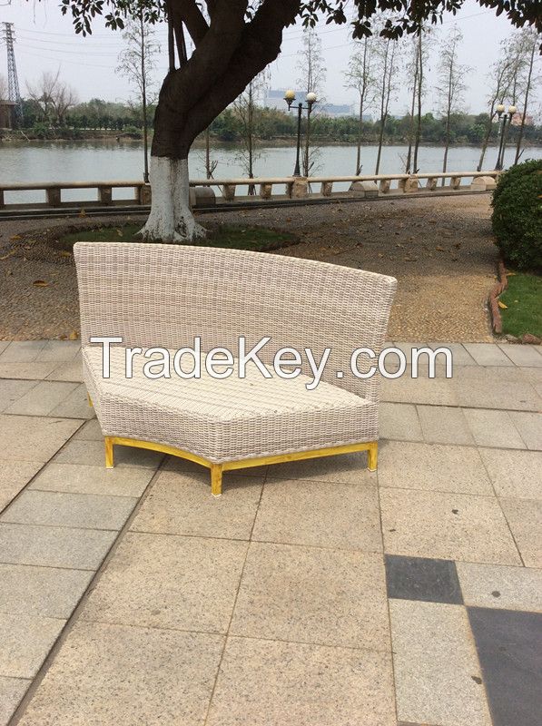 All Weather Fashion Garden Outdoor Rattan Furniture Sectional Sofa