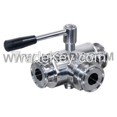 Sanitary Three-Way Ball Valve