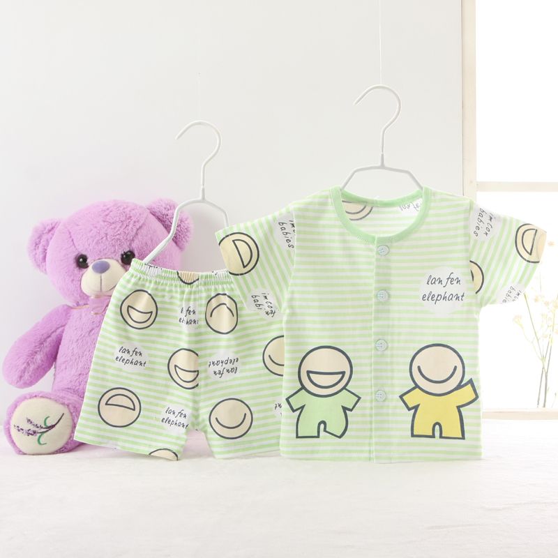 0-3 ages baby suit short sleeves short pants sets 