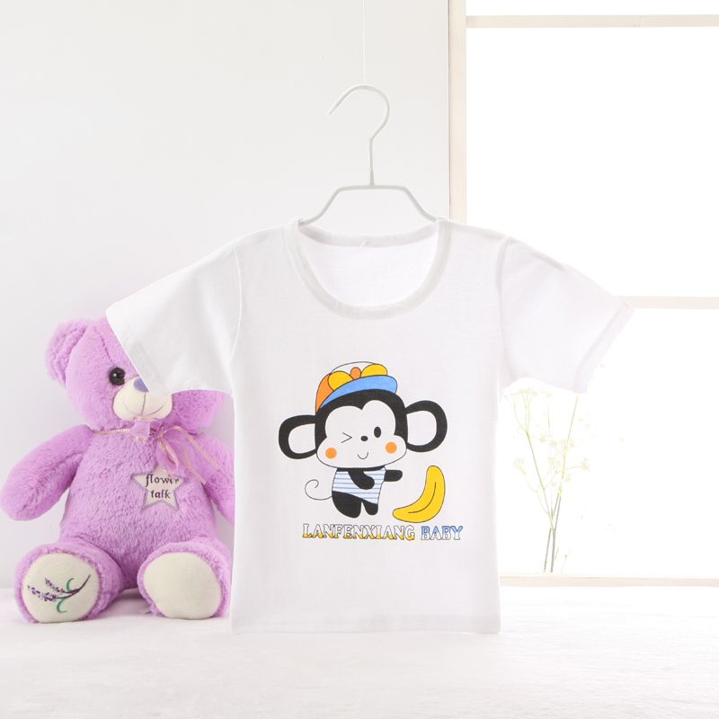 0-3 Years Baby T-shirt Short Sleeves Summer Blouse 