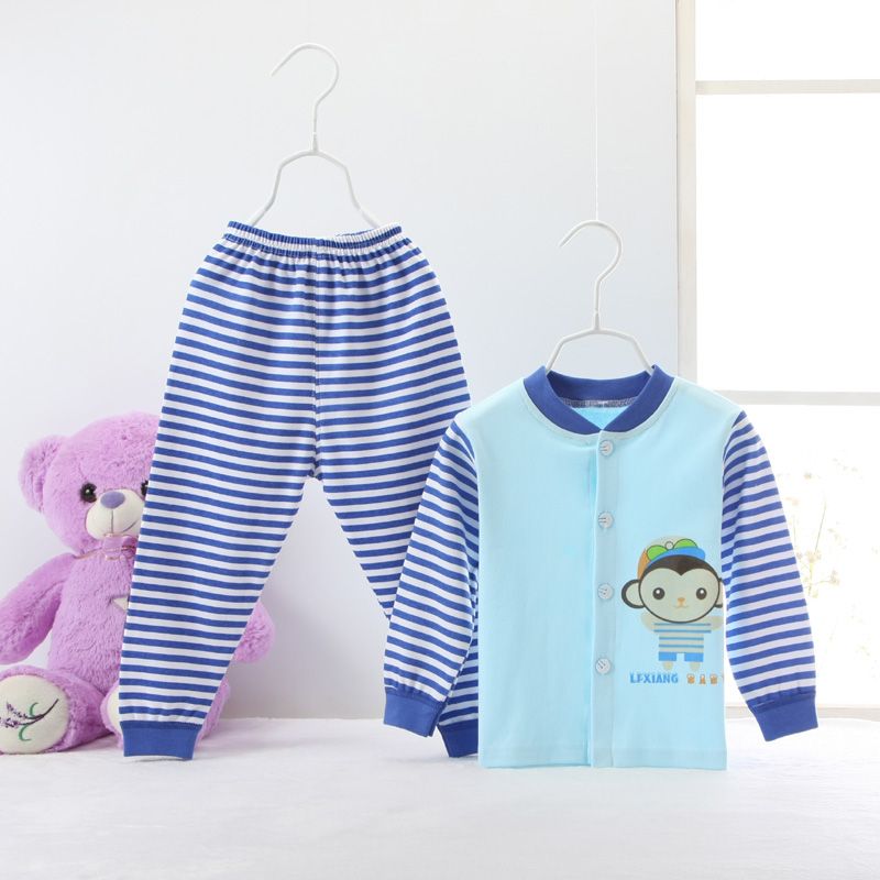 0-3 ages baby pure cotton underwear suits spring autumn clothes long sleeves