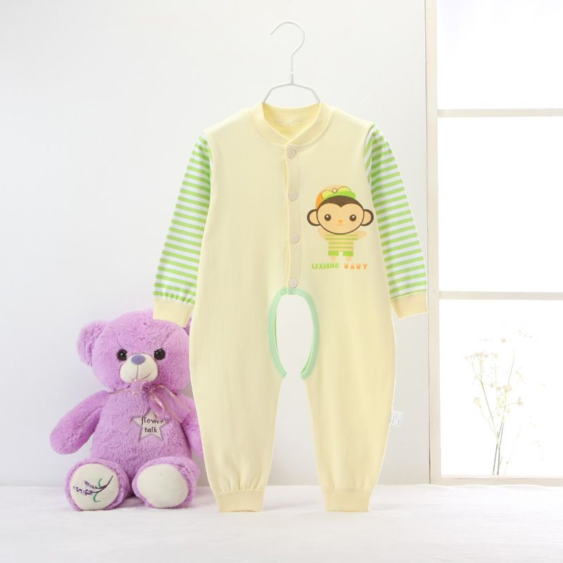 0-3 ages baby jumpsuits long sleeves pure cotton spring autumn use