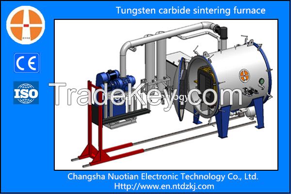 High efficiency tungsten carbide sintering furnace