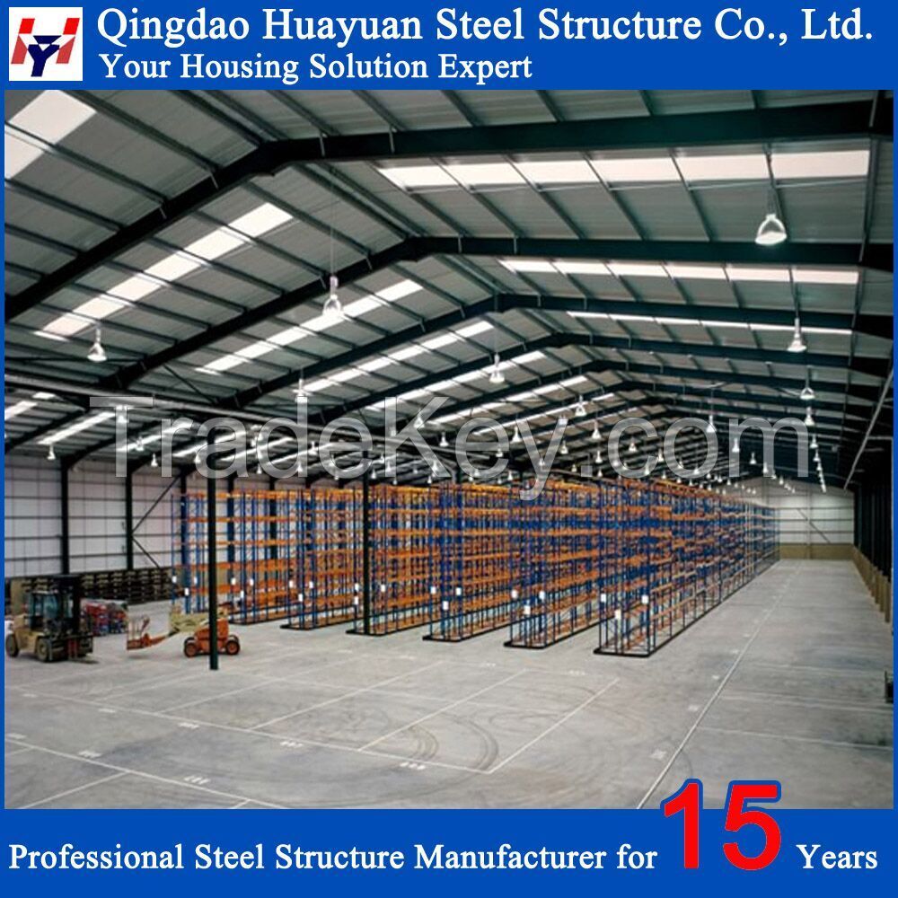 Prefabricated Structural Steel Frame Warehouse Building