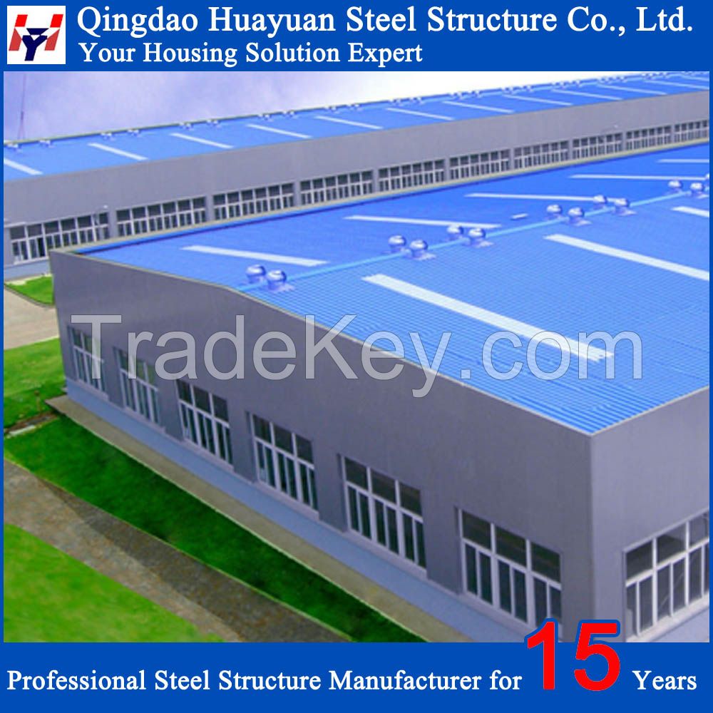 Pre Engineered Steel Construction Factory Building Design