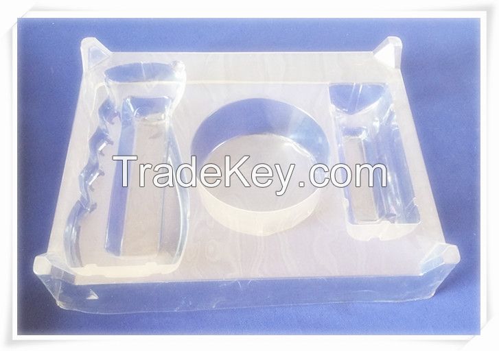 Clear PVC blister packing tray