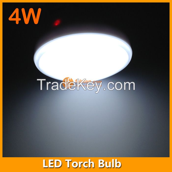 4W LED Torch Bulb Light Rechargeable