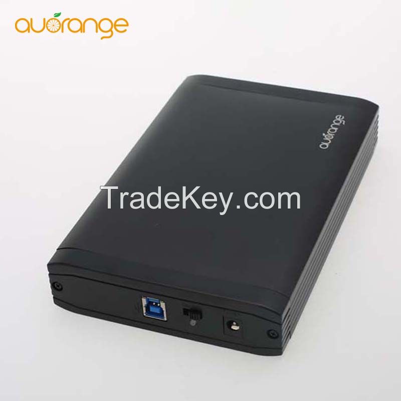 3.5 inch USB3.0 TO sata 6TB hard disk hdd enclosure Aluminum