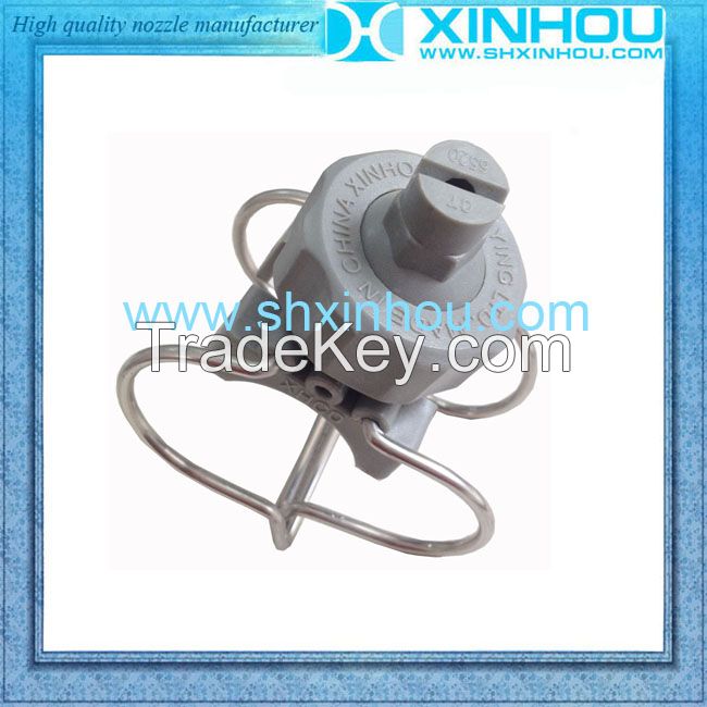 washing clamp plastic adjustable ball spray nozzle