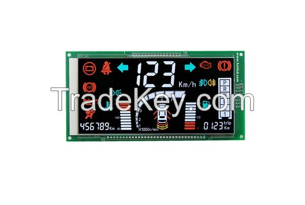 Can be customized all kinds Segment code VA LCD screen