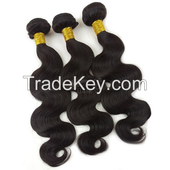 Brazilian/Malaysian/Peruvian/Mongolian/Indian Virgin Human Hair Weft 8