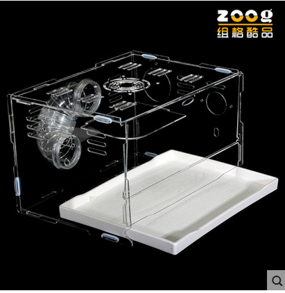 Eco-friendly feature Acrylic crystal   hamster cage, house, home, carrier
