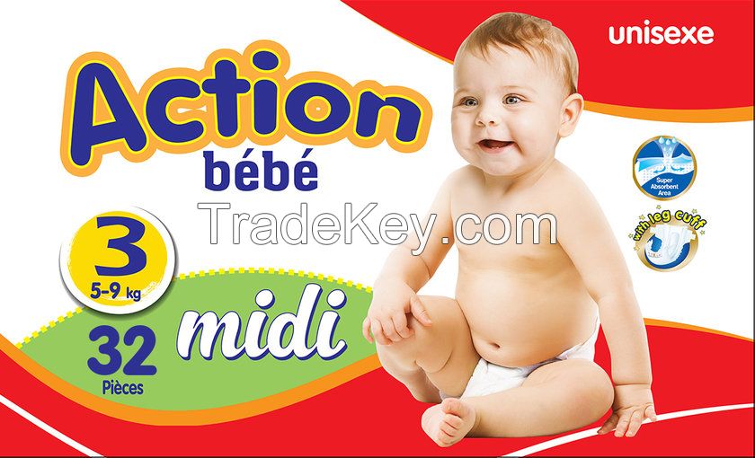 Action Baby Diaper