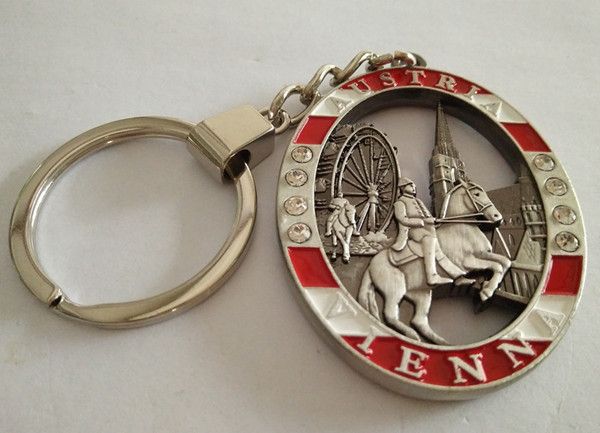 Custom Promotion Keychain Metal Souvenir Gifts;multi key chains ;leath