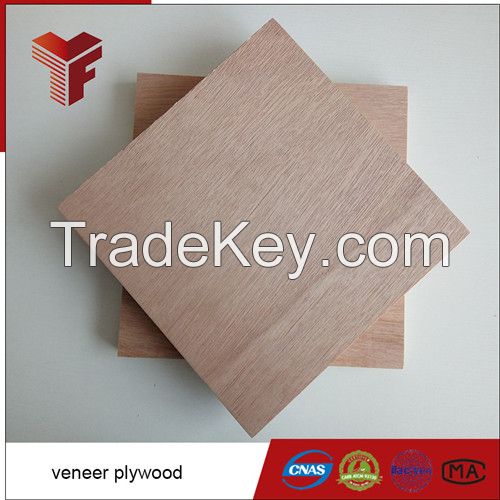 Hot selling 15mm okume veneer plywood for furniture