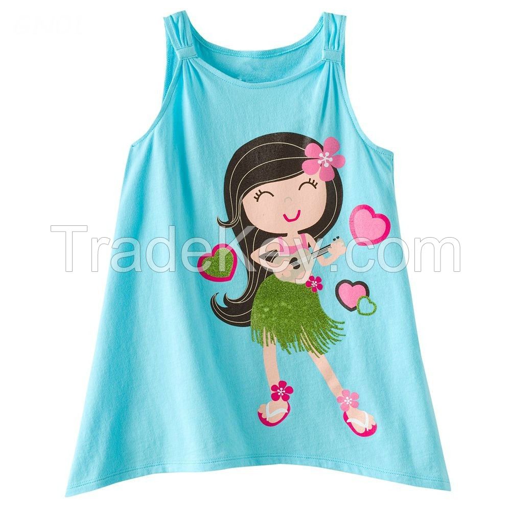 HIGH QUALITY 100% COTTON GIRL PRINTED TSHIRTS