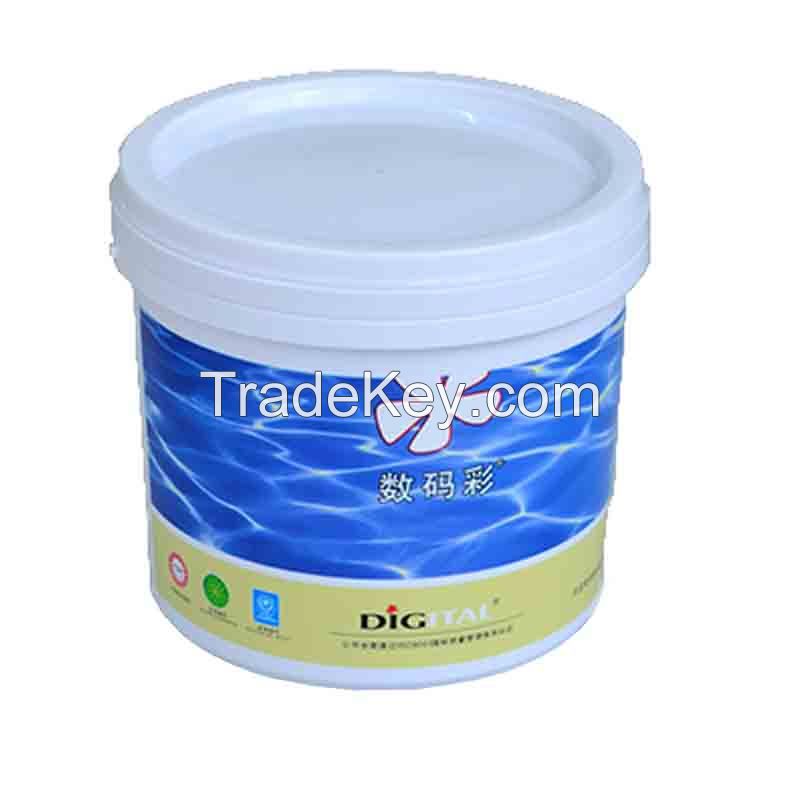 Digital one component waterborne wood paint