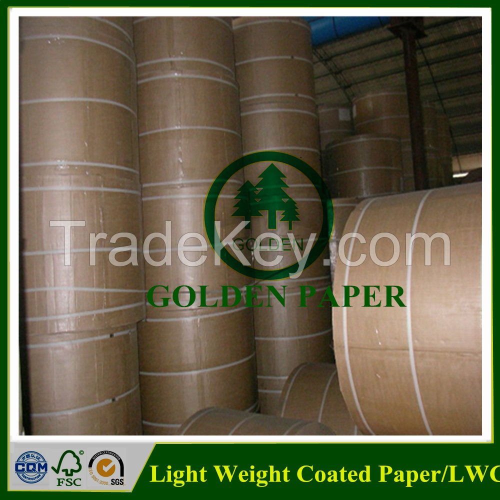 light weight coated paper LWC for printing magazine