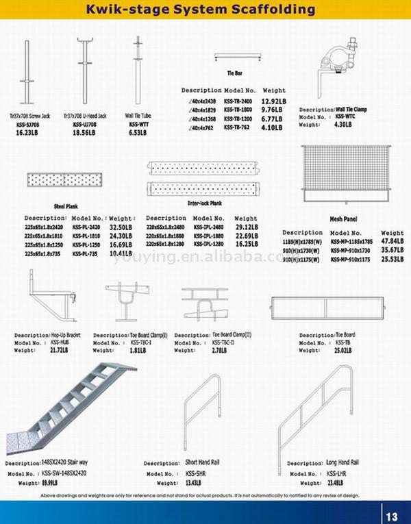 Kwit-Stage Scaffolding &amp; Accessories