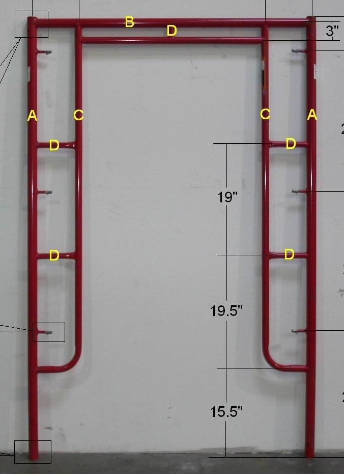 Constrution Metallic Materials, Constrution Walk Thru Frame