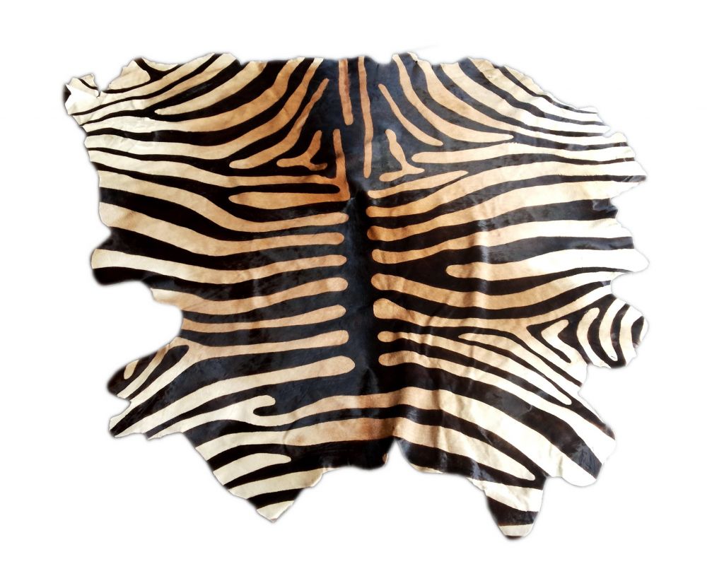 Animal Printed on Genuine Cowhide Leather Furs.