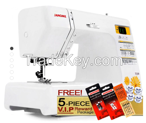 Free 5-piece VIP reward package with Janome 7330