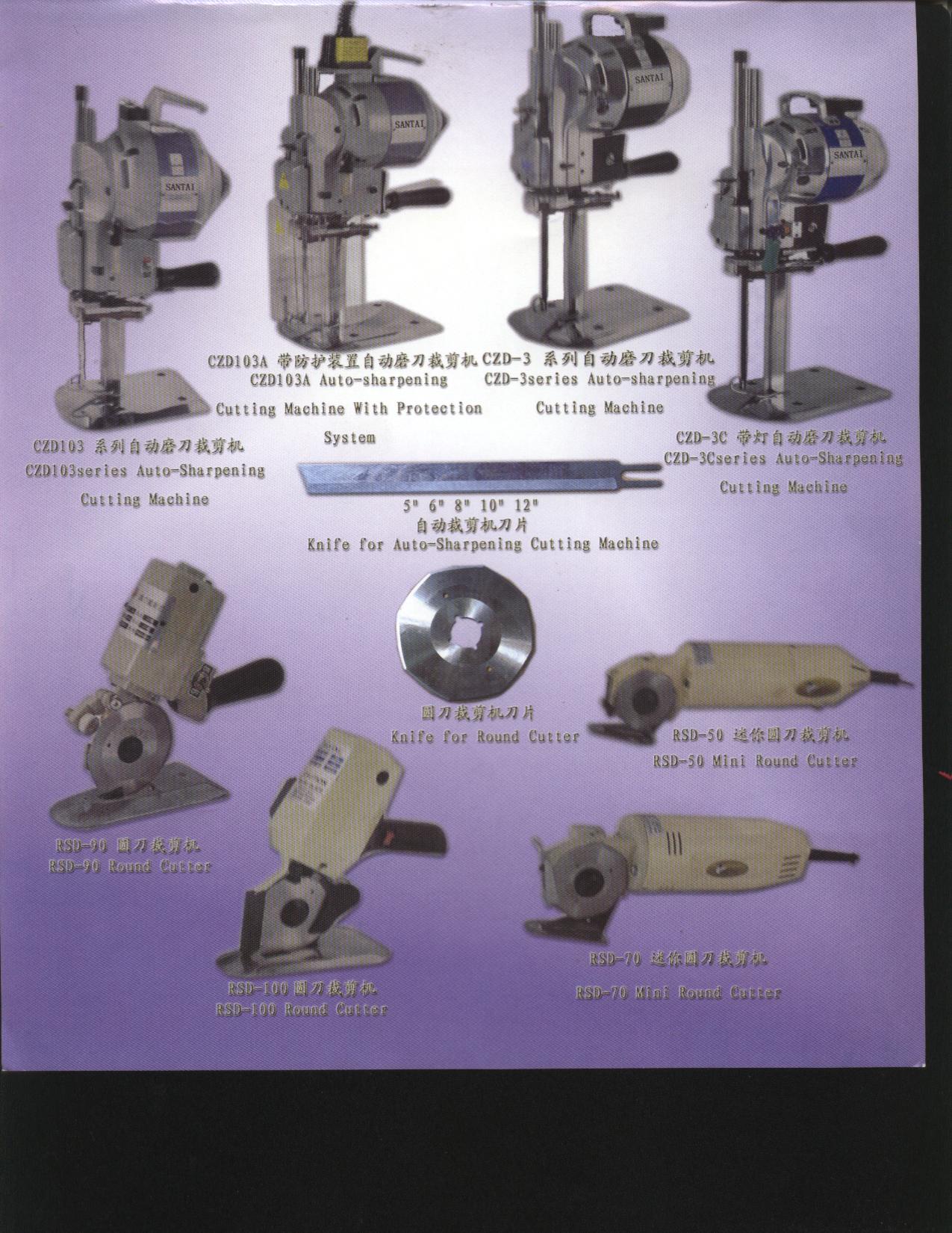 Auto-Sharpening Cutting Mchines