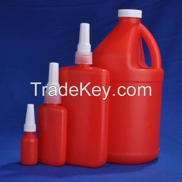 400ml red screw cap Anaerobic Low Strength Threadlocker bottle