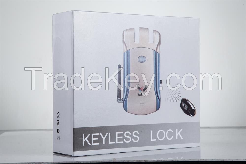 WAFU Wireless Smart Remote Lock Stealth Invisible Remote Control Lock with 4 Remote Keys