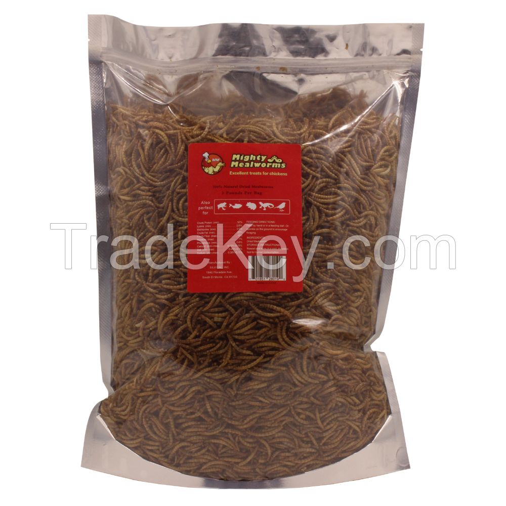 Dried Mealworms-3Lbs