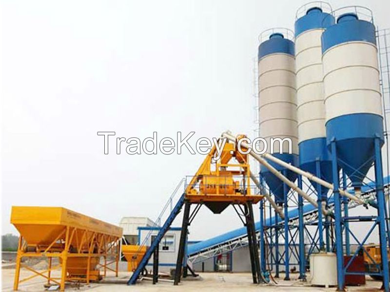 SGS Quality 50m3/h HZS50 Concrete Batching Plant