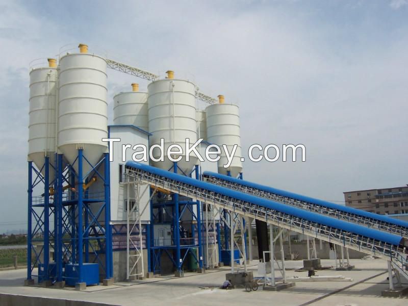 120M3/H China HZS120 Stationary Concrete Batching Plant