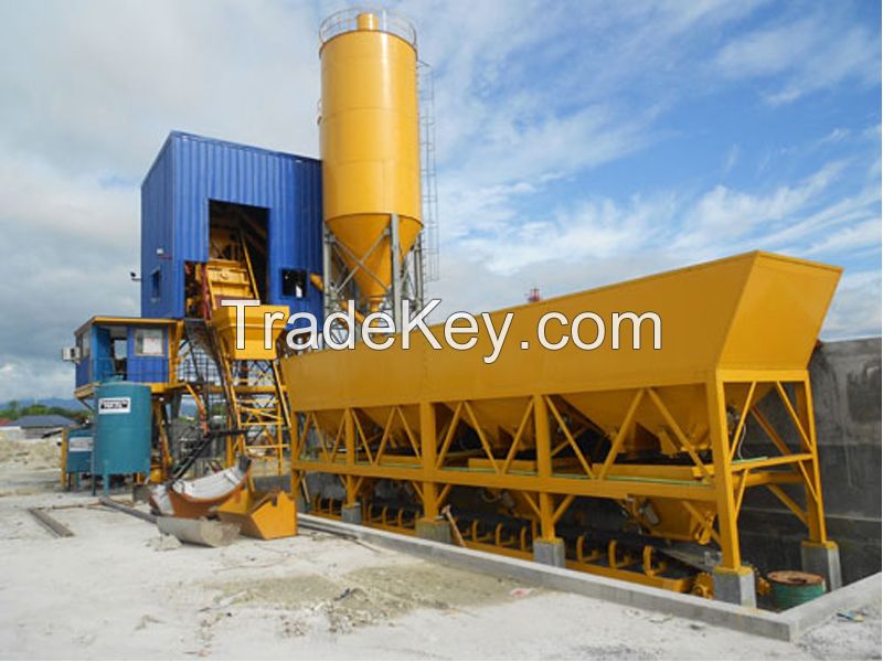 SGS Quality 50m3/h HZS50 Concrete Batching Plant